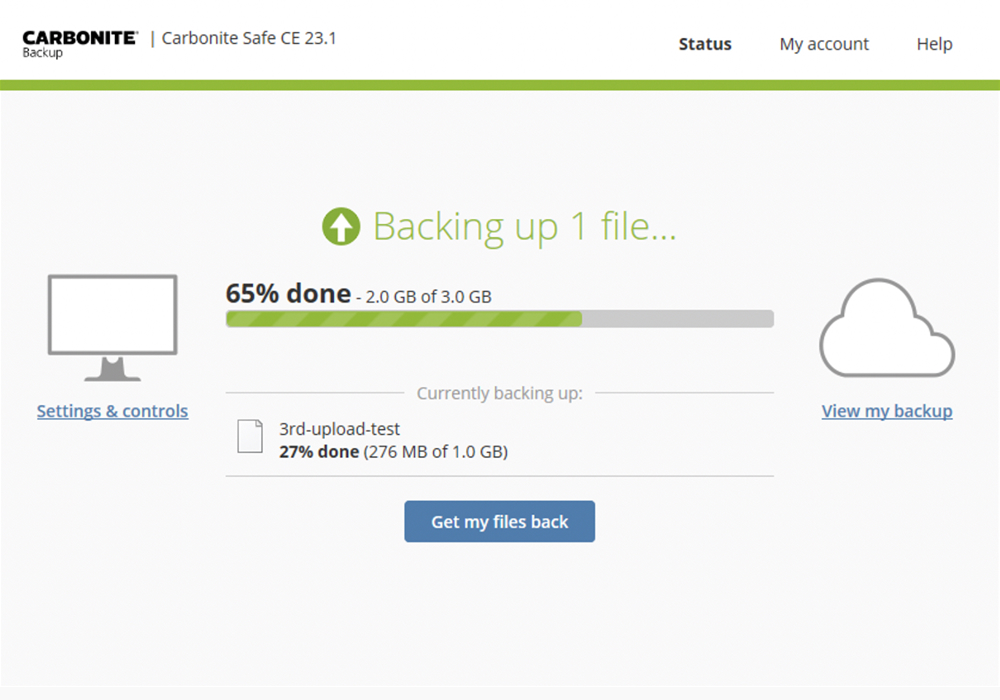 Carbonite screenshot